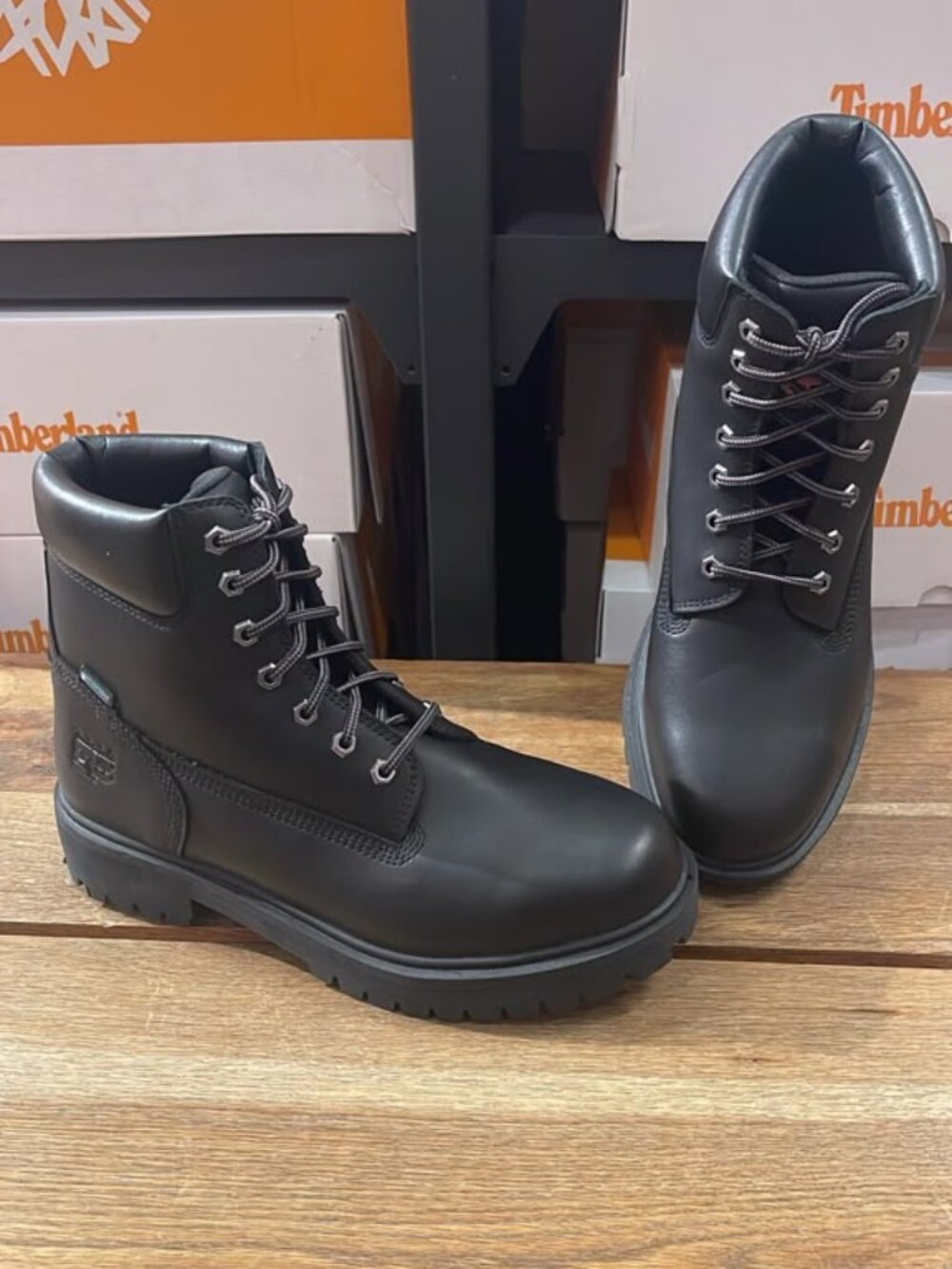 TIMBERLAND PRO MEN'S  6'' COMPOSITE SAFETY TOE BLACK 126038-001 ALL SIZES
